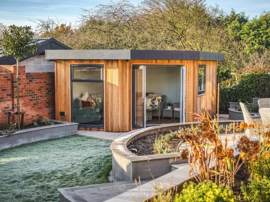 corner garden room