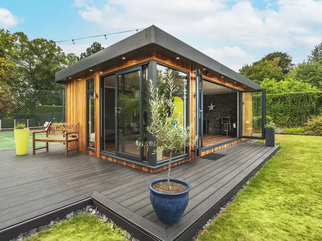 garden room with bifolds