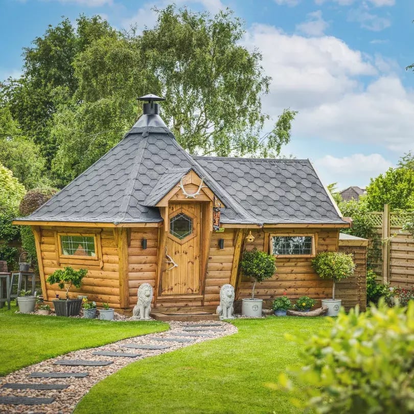 scandinavian garden bar
