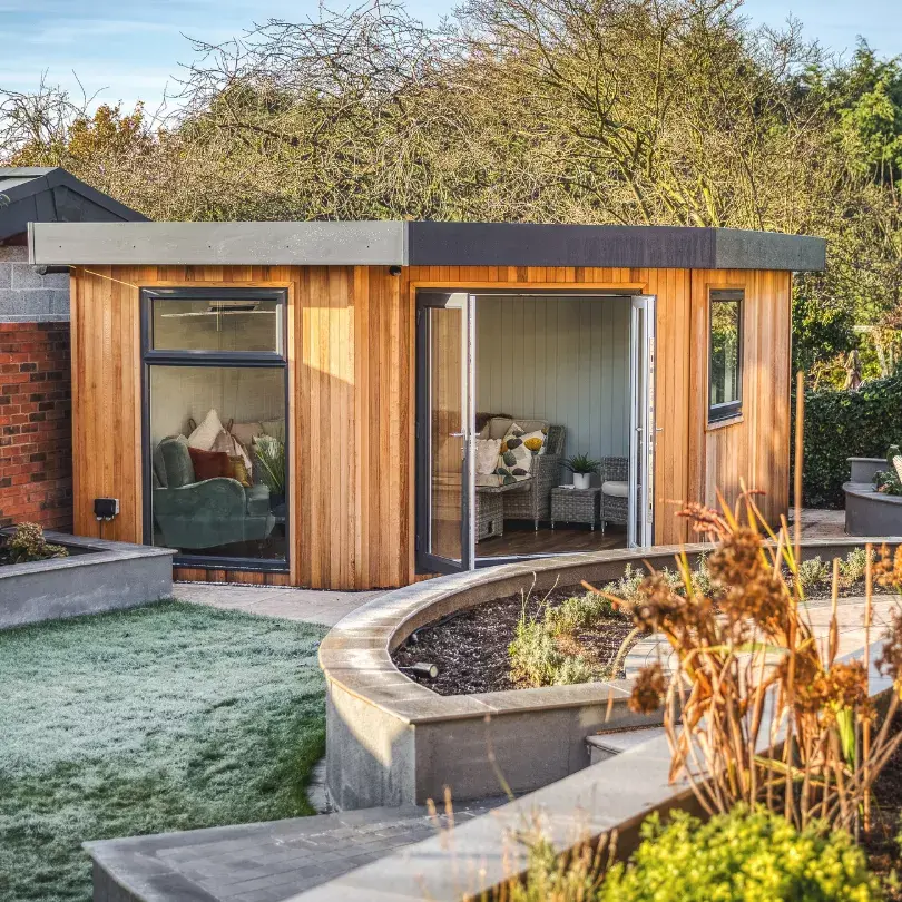 conrer garden office pods