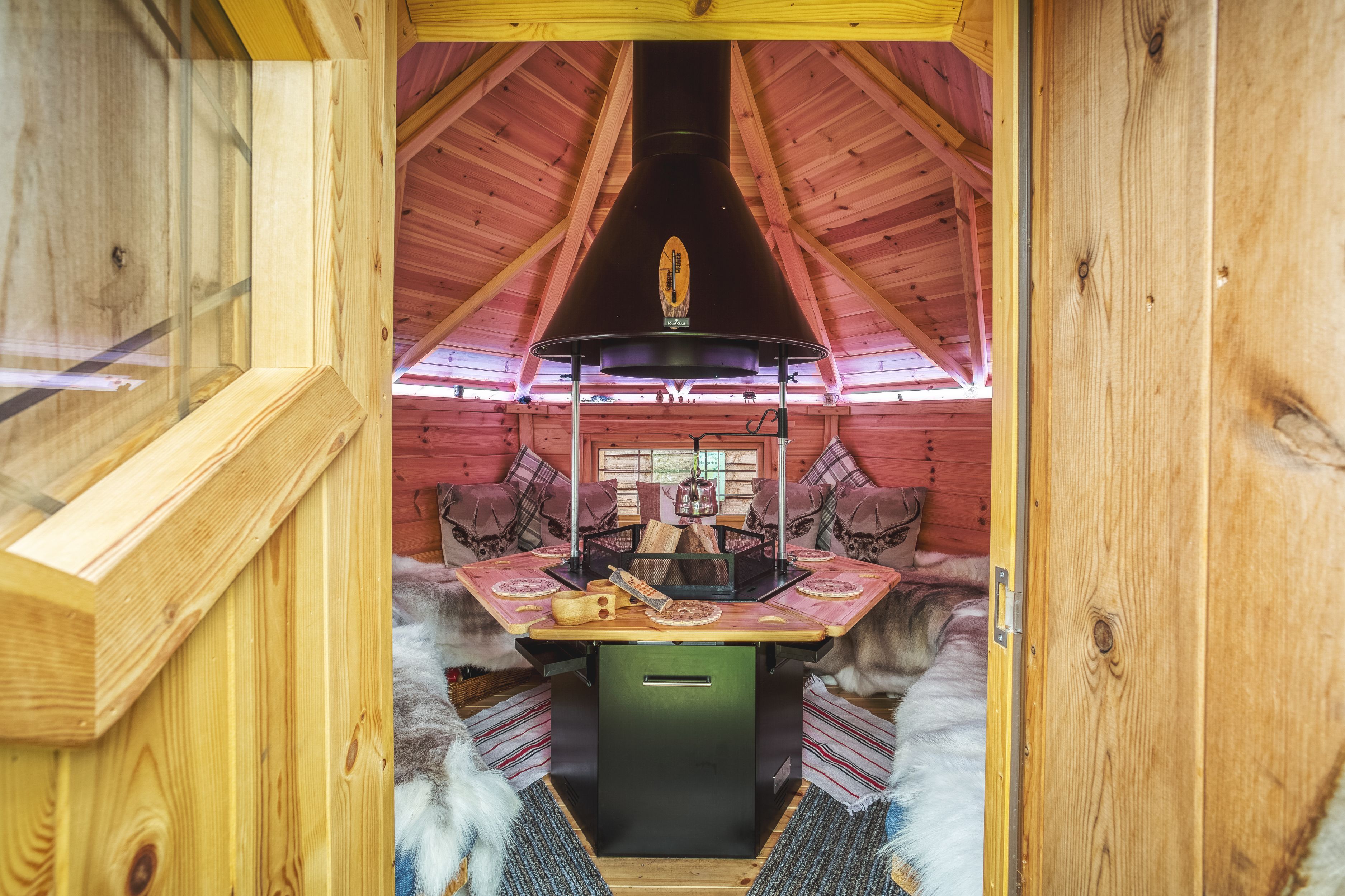 barbecue cabin for guest experiences