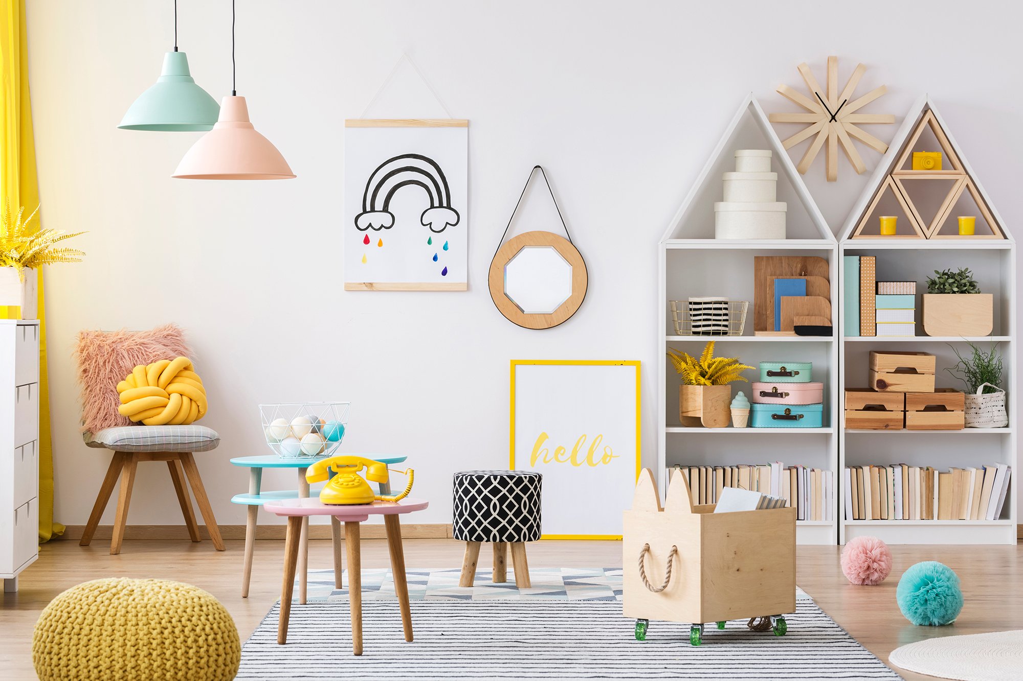 Garden play room for kids
