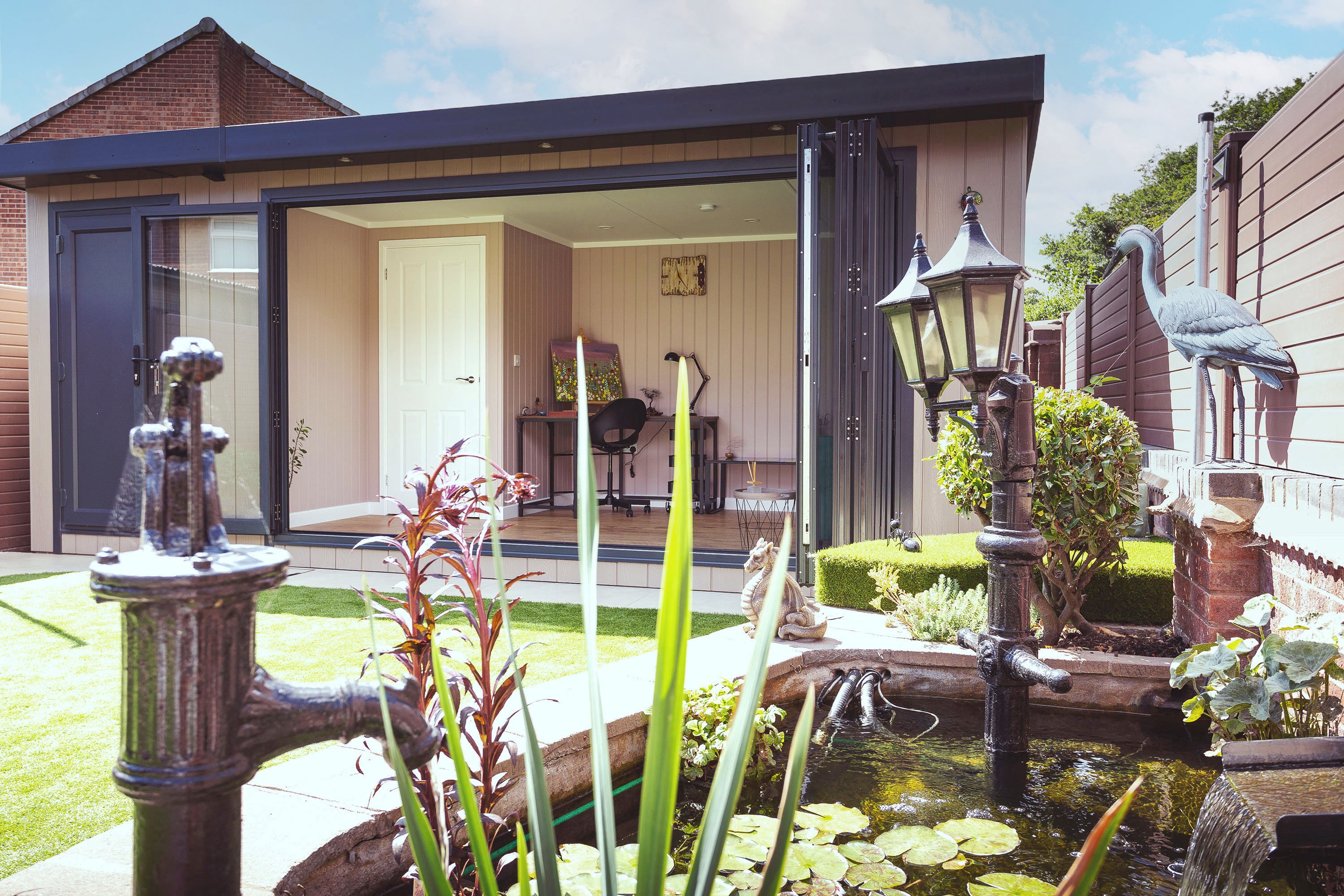 Garden Office with Shed
