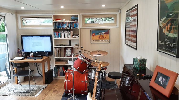 How To Create Your Own Music Studio Garden Room