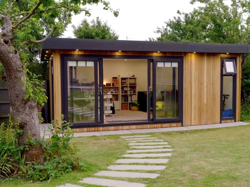 Garden Tutoring Room for working from home in a garden room