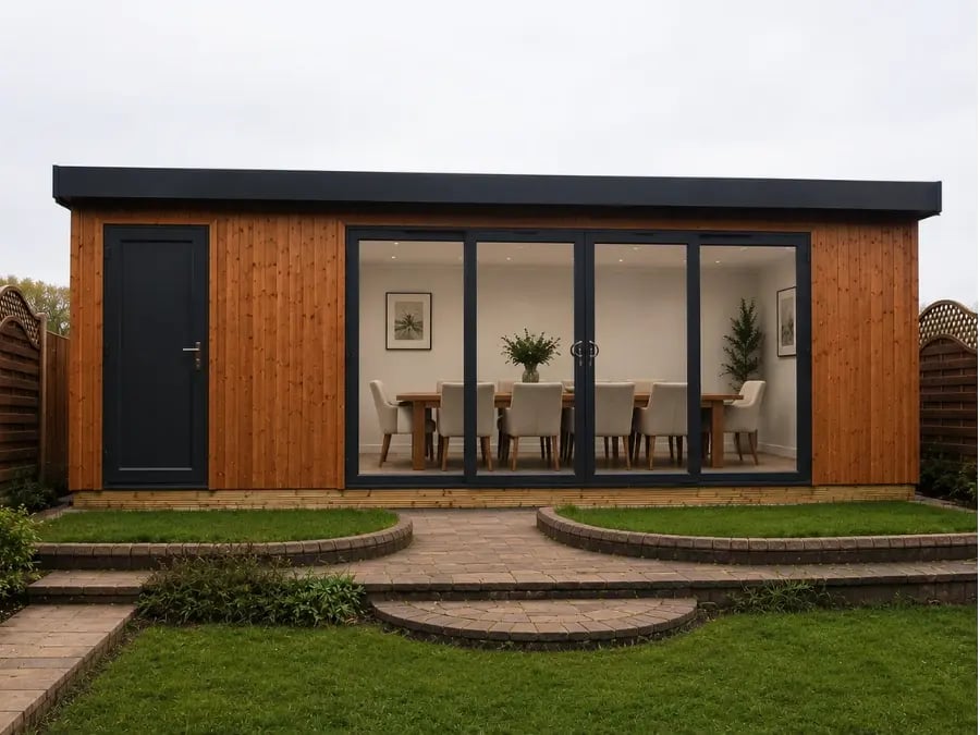 Space to host guests in the garden
