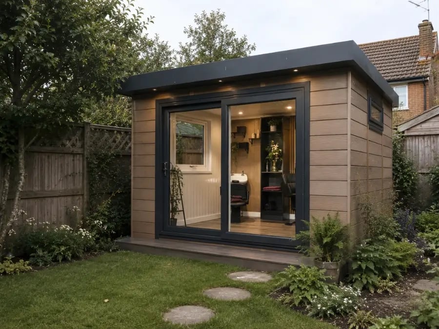 hair studio garden room