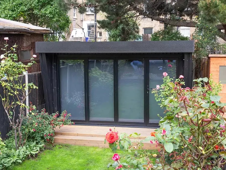 cinema pod in the garden