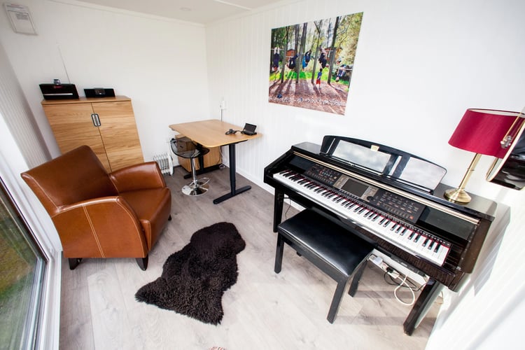 How To Create Your Own Music Studio Garden Room