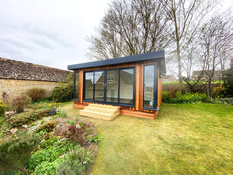 Garden Office With Shed
