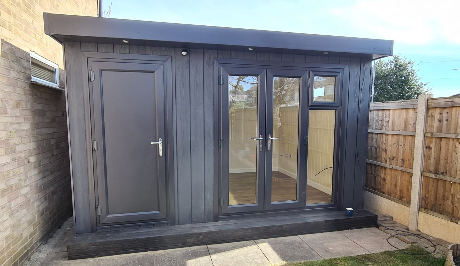 Garden Office With Shed