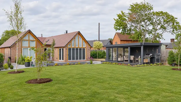 garden room with a veranda 