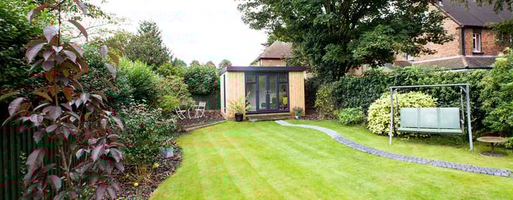 Garden Office With Shed
