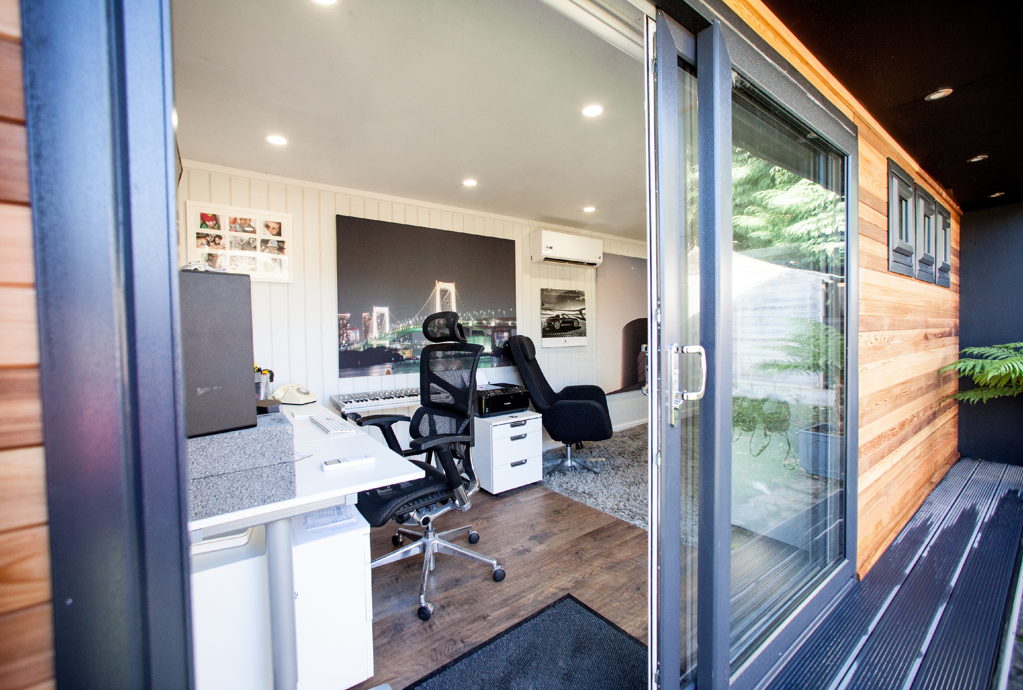 Garden Office With Shed