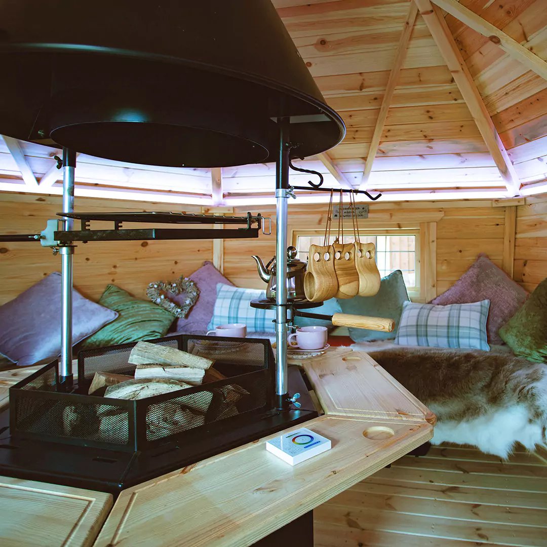 bbq cabin interior 