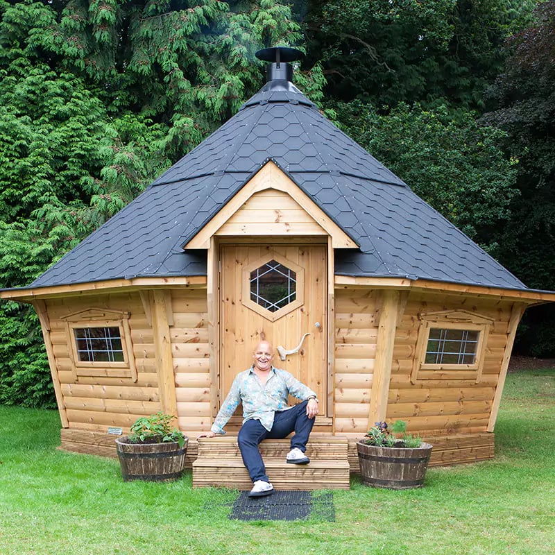 aldo zilli bbq cabin