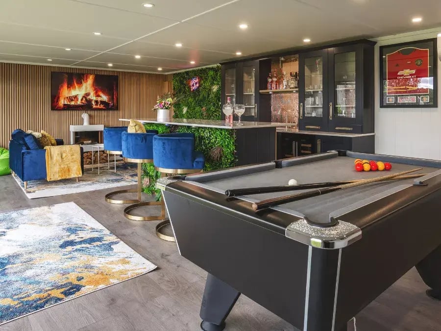 inside a garden bar