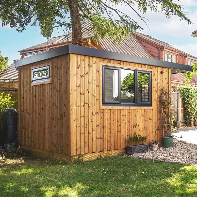 garden sewing room with insulation