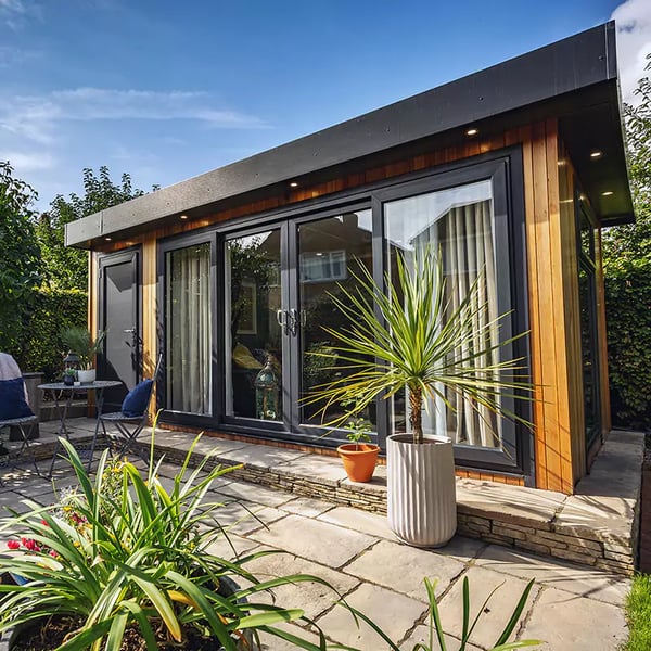 luxury garden room with insulation