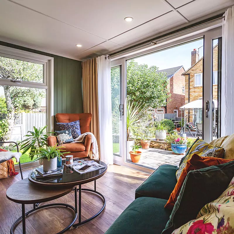 Garden Pod with Hardwood Floors Internal View 