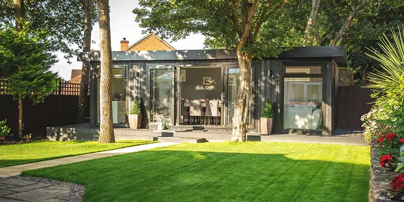 cabin master dining room garden building