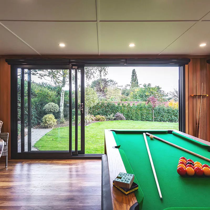 looking outside from man cave