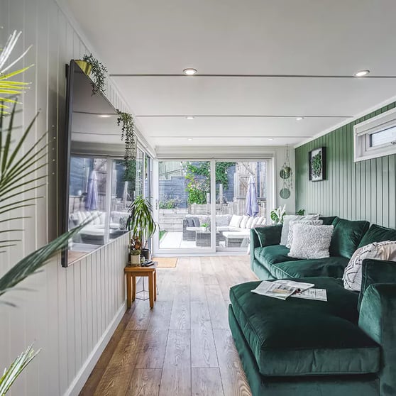 garden summerhouse lounge