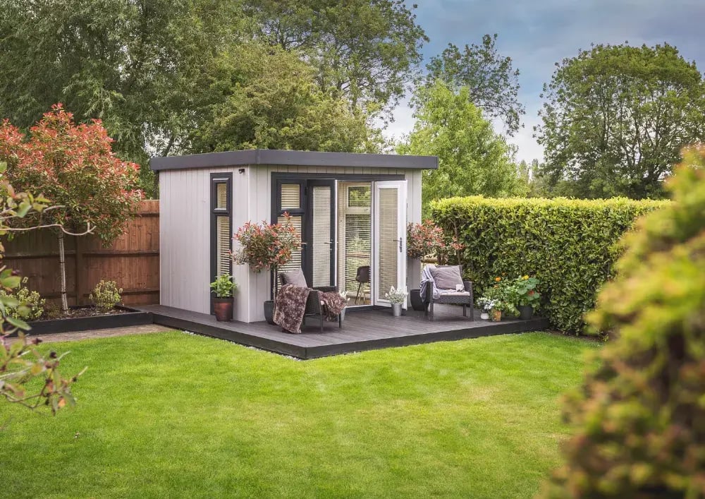 small composite garden house