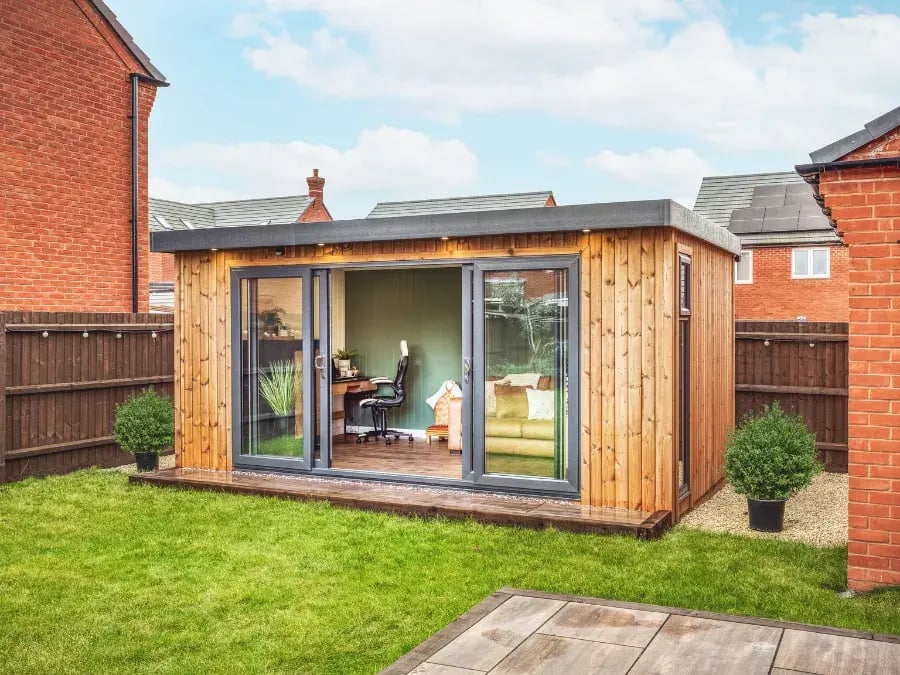 timber built garden office