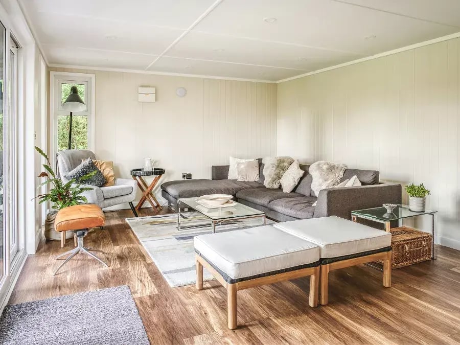 inside a garden room