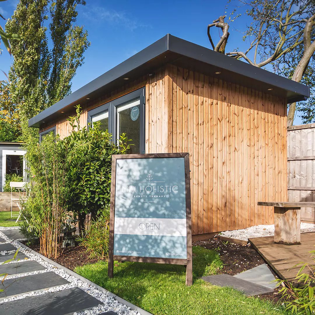 Exterior of a home business space garden room