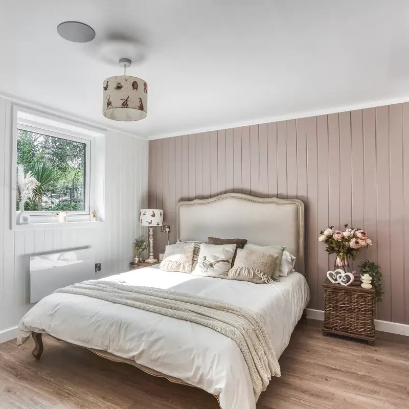 garden bedroom interior