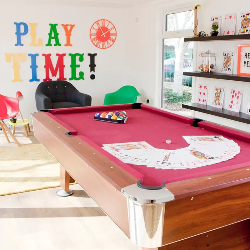 cabin games room