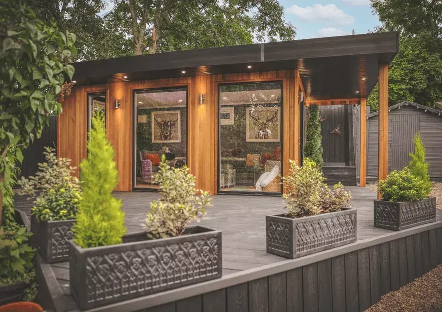 insulated 6 x 4 garden room