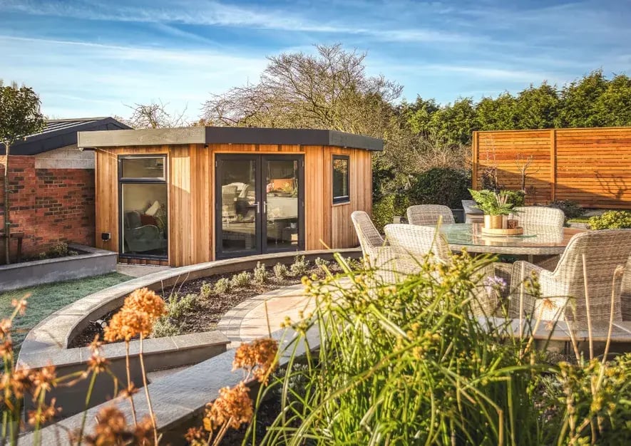 corner garden room