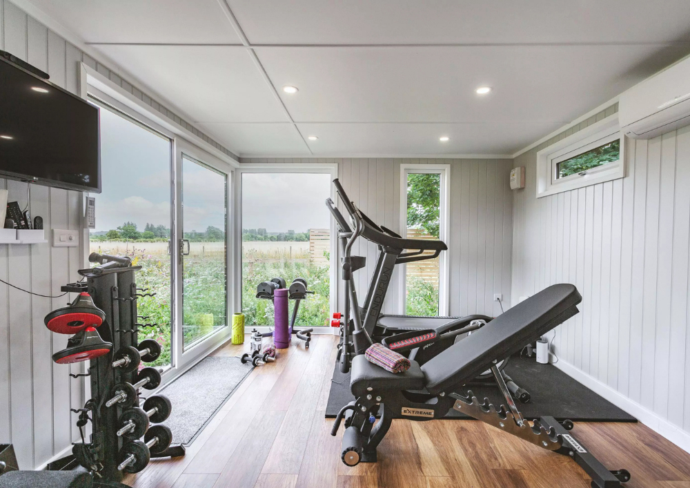 garden gym room 6 x4m