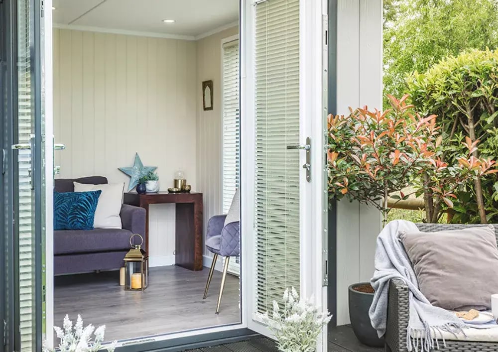 looking inside a small accommodation room