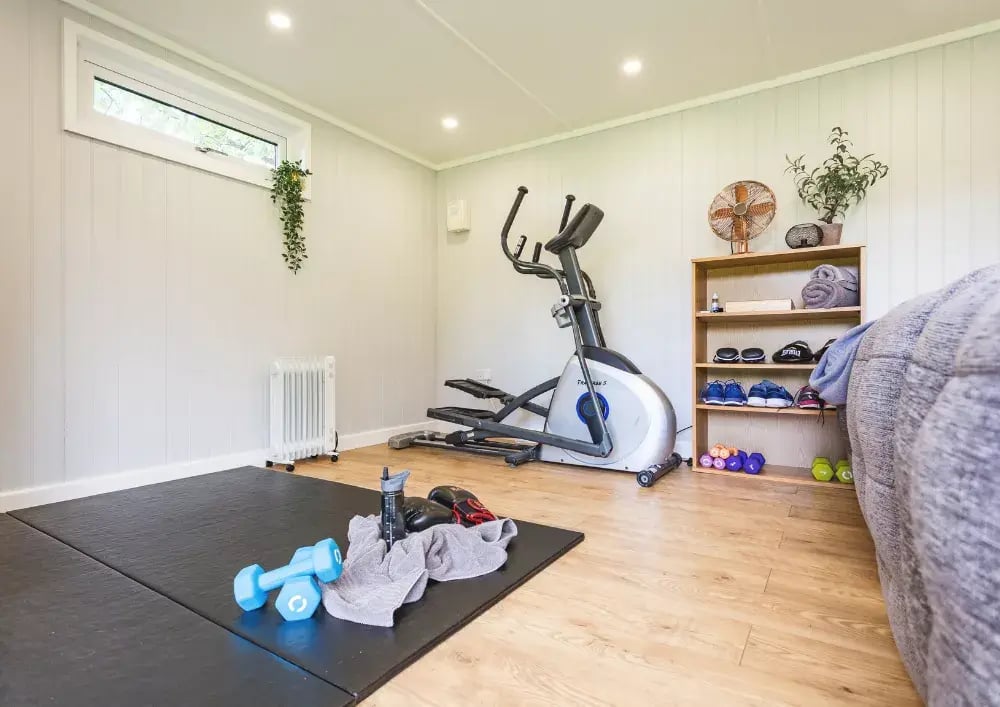 home yoga room for wellness at home