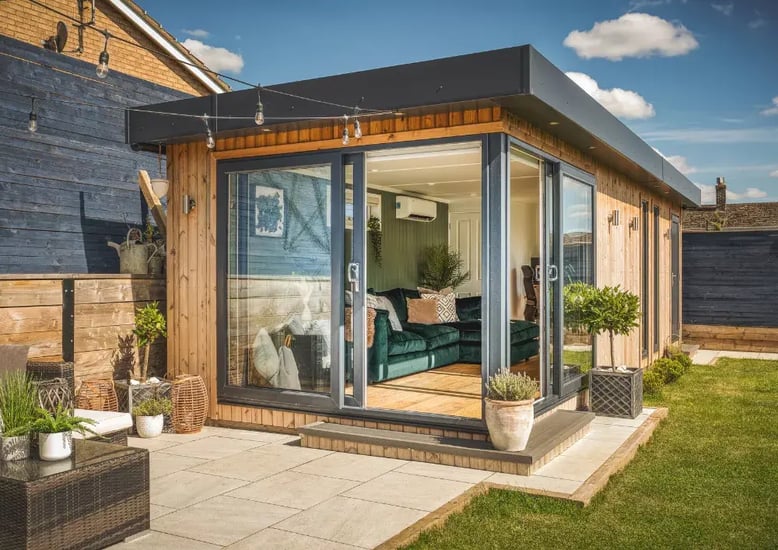 man cave garden cabin