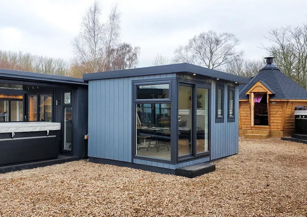 composite garden room in the west midlands