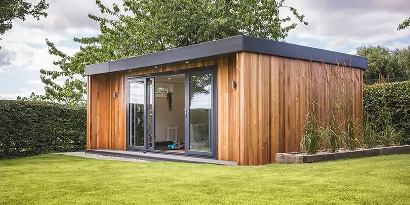garden home cinema room building