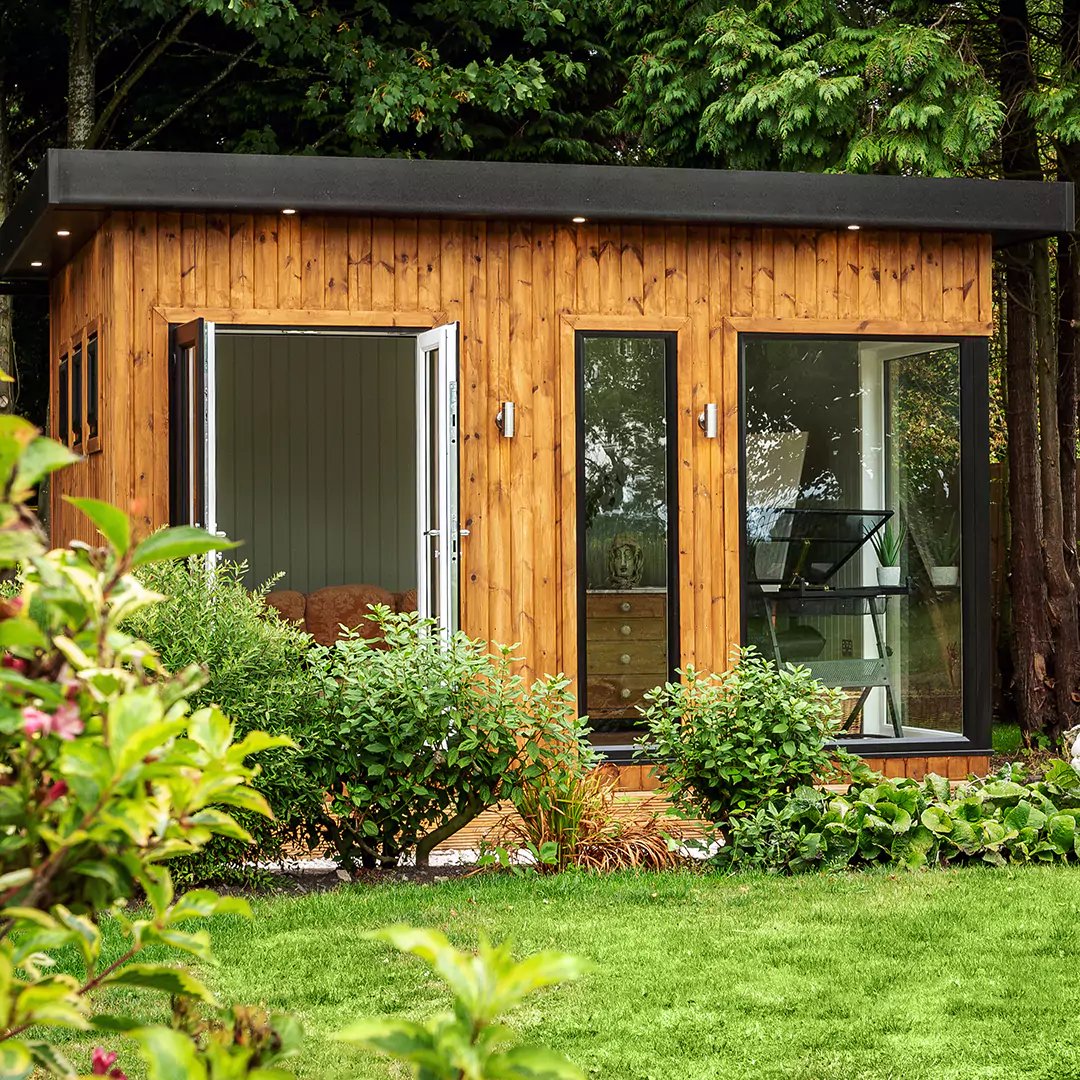 professional photo studio in the garden