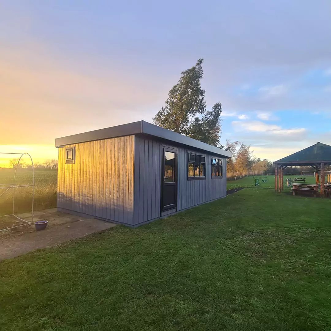 school cabin building