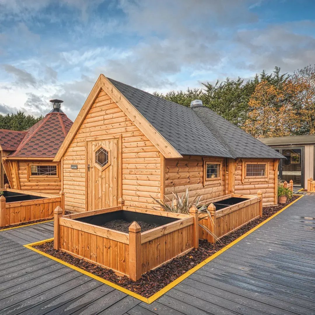 camping cabin with toilet