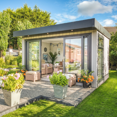 composite summerhouse building