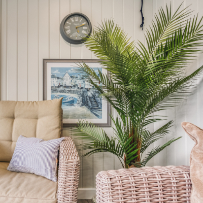design details inside a summerhouse