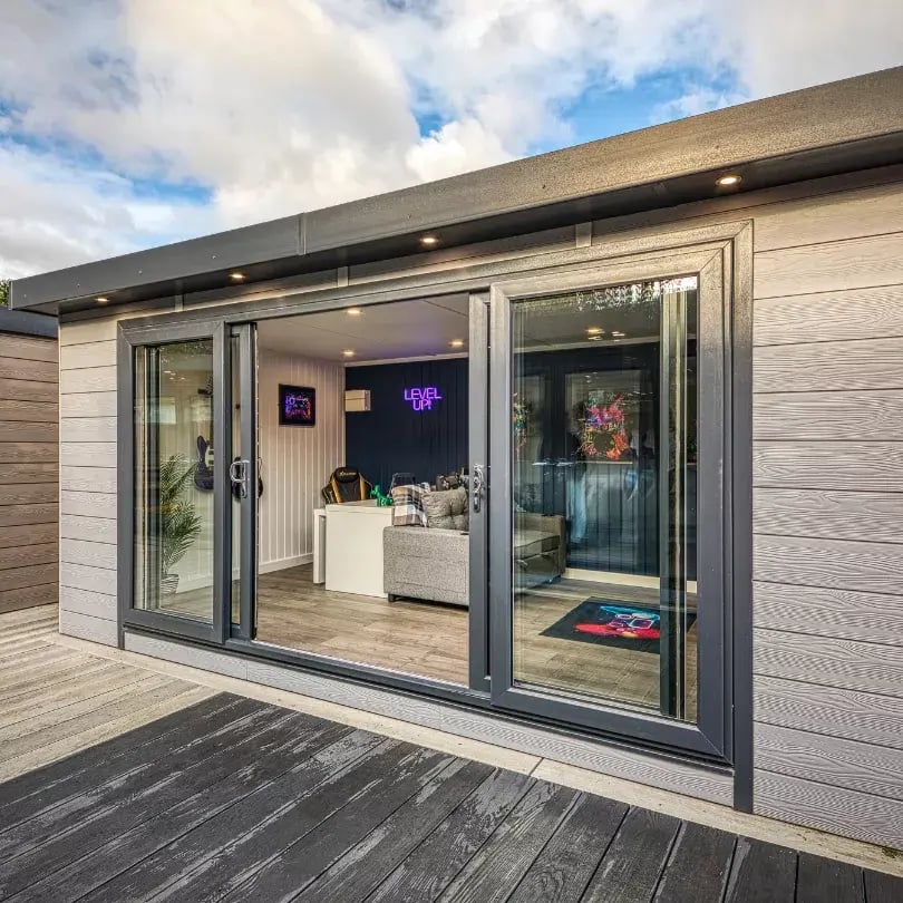 composite clad insulated garden gym