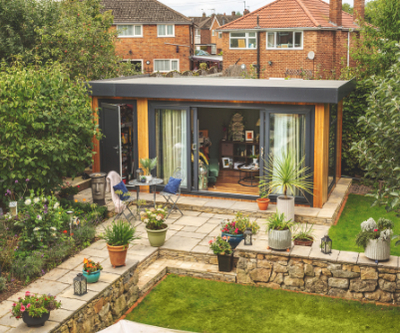 Garden Pod with shed