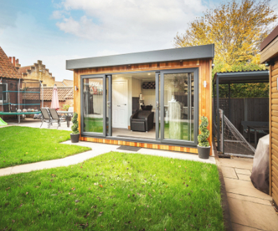garden hair salon cabin