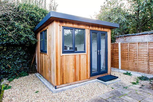 small luxury garden office